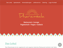 Tablet Screenshot of dharamsala.at